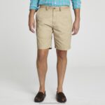 Apparel Sand XB6RX406 Johnston & Murphy Men Washed Chino Shorts