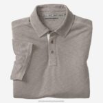 Apparel Sand XB6RX492 Johnston & Murphy Men Vintage Slub Polo
