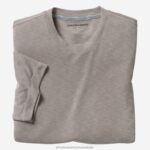 Apparel Sand XB6RX749 Johnston & Murphy Men Vintage Slub Crewneck Tee