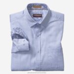 Apparel Sky Triangle Dot XB6RX533 Johnston & Murphy Men Printed Cotton Shirt