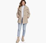 Apparel Tan XB6RX1283 Johnston & Murphy Women Faux Fur Teddy Coat - Image 2