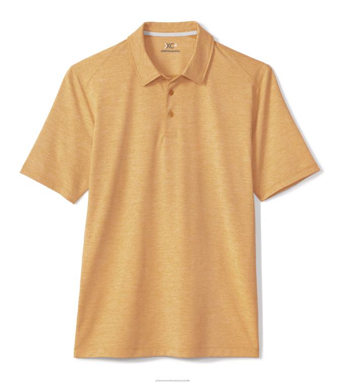 Apparel Tangerine XB6RX493 Johnston & Murphy Men XC4 Solid Performance Polo - Image 3