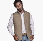 Apparel Taupe/Oatmeal XB6RX736 Johnston & Murphy Men XC4 Reversible Vest