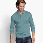 Apparel Teal XB6RX752 Johnston & Murphy Unisex Polo Sweater