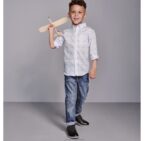 Apparel White Airplane XB6RX1392 Johnston & Murphy Boy Boys Long-Sleeve Print Shirt - Image 3