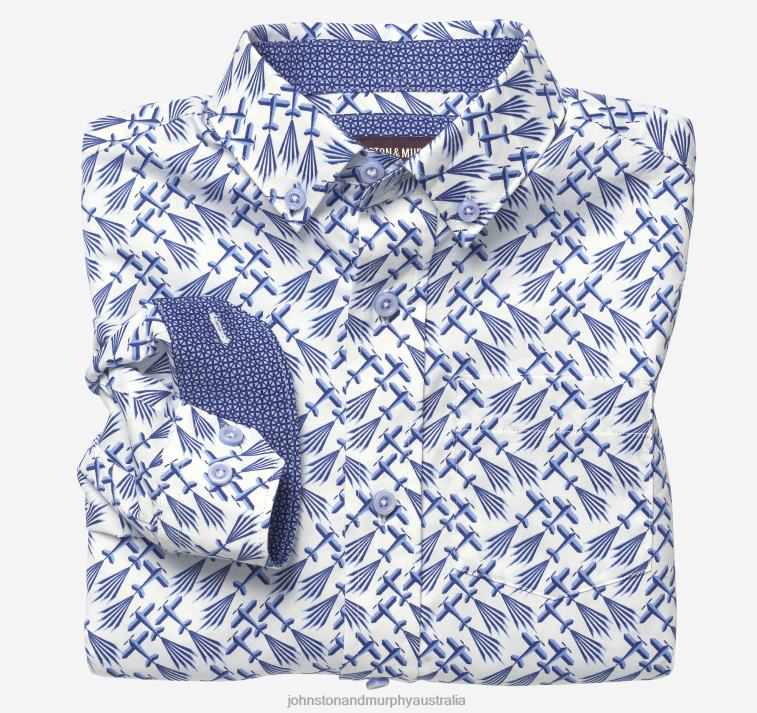 apparel_white_airplane_xb6rx1425_johnston_murphy_boy_boys_long_sleeve_printed_shirt.jpg Apparel White Airplane XB6RX1425 Johnston & Murphy Boy Boys Long-Sleeve Printed Shirt - Image 1