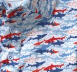 Apparel White Americana Shark XB6RX1454 Johnston & Murphy Boy Boys XC4 Performance Polo - Image 2