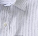 Apparel White/Blue Slub Stripe XB6RX612 Johnston & Murphy Men Washed Linen-Blend Shirt - Image 2