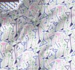 Apparel White Martini XB6RX593 Johnston & Murphy Men Printed Cotton Shirt - Image 2