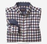 Apparel White Multi Brushed Plaid XB6RX767 Johnston & Murphy Men Brushed Heathered Woven Shirts