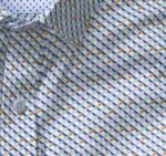 Apparel White Multi Gem XB6RX534 Johnston & Murphy Men Printed Cotton Shirt - Image 2
