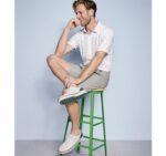 Apparel White Multi Golf Tee XB6RX552 Johnston & Murphy Men XC4 Print Performance Polo - Image 5