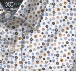 Apparel White Round Flower Print XB6RX1388 Johnston & Murphy Boy Boys XC Flex Stretch Long-Sleeve Shirt - Image 2