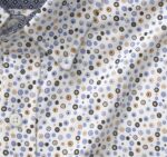 Apparel White Round Flower XB6RX618 Johnston & Murphy Men XC Flex Stretch Long-Sleeve Shirt - Image 2