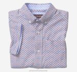Apparel White Shark Head XB6RX1403 Johnston & Murphy Boy Boys Short-Sleeve Printed Shirt
