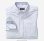 Apparel White Vertical Dash XB6RX614 Johnston & Murphy Men Long-Sleeve Dress Shirt