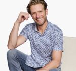 Apparel White Whale XB6RX434 Johnston & Murphy Men Printed Cotton Short-Sleeve Shirt