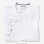 Apparel White XB6RX556 Johnston & Murphy Men Vintage Slub Crewneck Tee