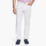 Apparel White XB6RX656 Johnston & Murphy Men Five-Pocket Pants