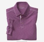 Apparel Wine XB6RX418 Johnston & Murphy Men Vintage Slub Polo