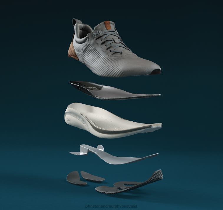 Shoes Beige Nubuck XB6RX45 Johnston & Murphy Men XC4 TR1-Luxe Hybrid - Image 5
