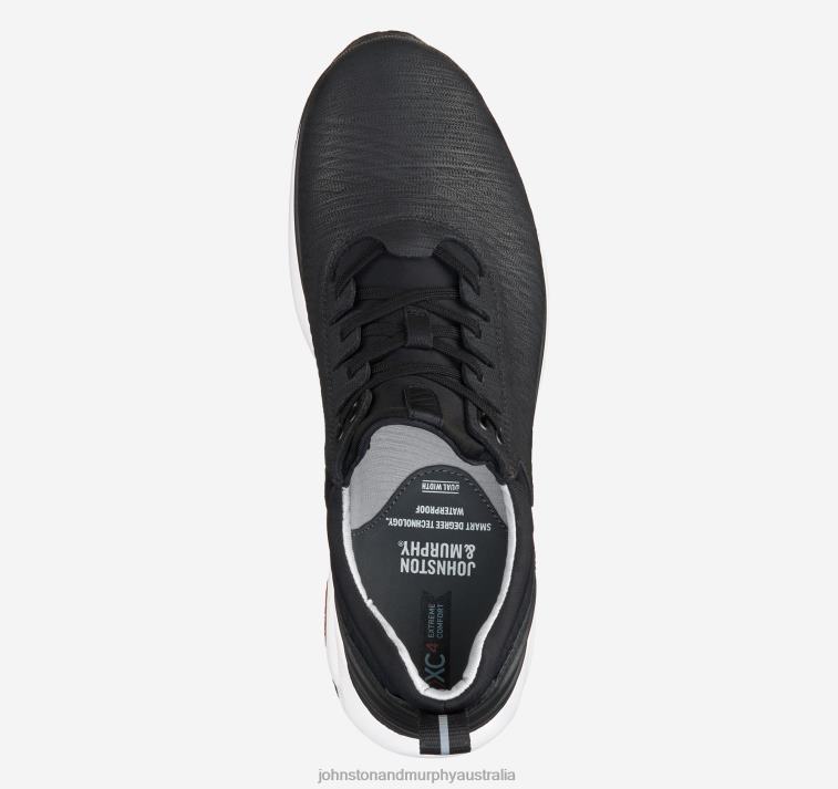 Shoes Black Breathable Full Grain XB6RX298 Johnston & Murphy Men XC4 TR1-Luxe Hybrid - Image 2