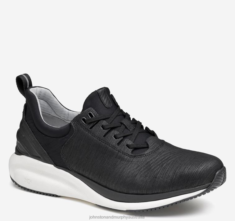 Shoes Black Breathable Full Grain XB6RX298 Johnston & Murphy Men XC4 TR1-Luxe Hybrid - Image 1