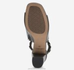 Shoes Black Calfskin XB6RX1188 Johnston & Murphy Women Evelyn Chain Sandal - Image 5