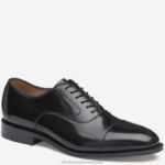 Shoes Black Calfskin XB6RX79 Johnston & Murphy Men Melton Cap Toe