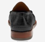 Shoes Black Croc-Embossed Full Grain XB6RX231 Johnston & Murphy Men Halstead Penny - Image 3