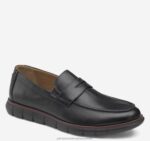 Shoes Black Full Grain/Black Sole XB6RX154 Johnston & Murphy Men Holden Penny