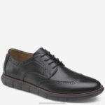 Shoes Black Full Grain/Black Sole XB6RX291 Johnston & Murphy Men Holden Wingtip