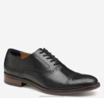 Shoes Black Full Grain XB6RX120 Johnston & Murphy Men Conard 2.0 Cap Toe