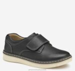 Shoes Black Full Grain XB6RX1318 Johnston & Murphy Boy Little Kid McGuffey Slip-On