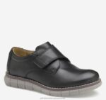 Shoes Black Full Grain XB6RX1322 Johnston & Murphy Boy Little Kid Holden Plain Toe