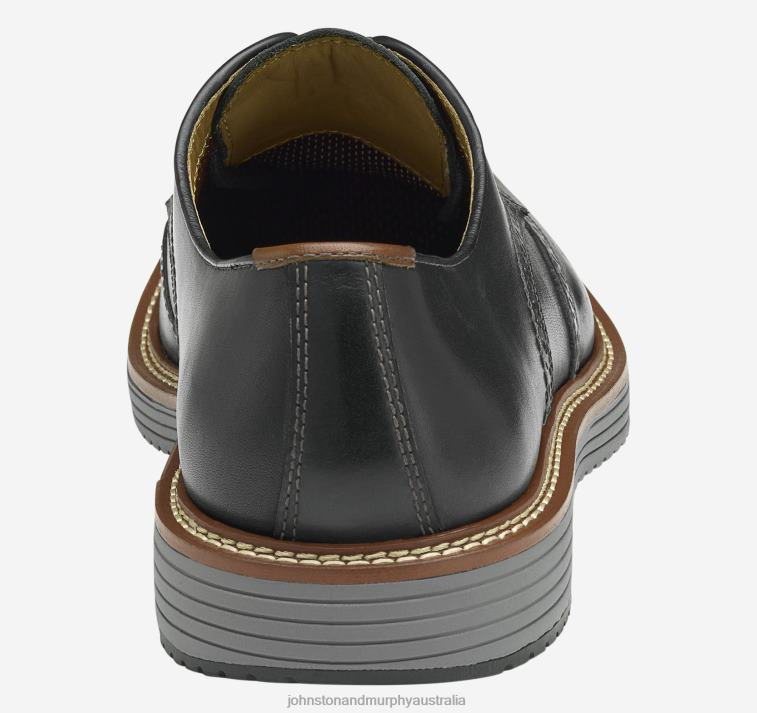 Shoes Black Full Grain XB6RX135 Johnston & Murphy Men Upton Wingtip - Image 3