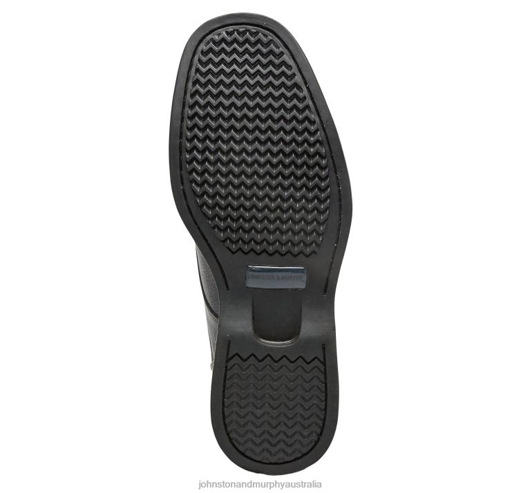 Shoes Black Full Grain XB6RX152 Johnston & Murphy Men Shuler Moc Toe Slip-On - Image 4