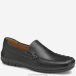 Shoes Black Full Grain XB6RX153 Johnston & Murphy Men Cort Venetian