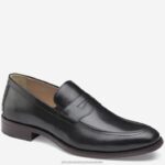 Shoes Black Full Grain XB6RX241 Johnston & Murphy Men Lewis Penny