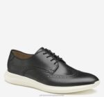Shoes Black Full Grain XB6RX267 Johnston & Murphy Men Hennings Wingtip