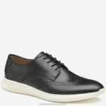 Shoes Black Full Grain XB6RX267 Johnston & Murphy Men Hennings Wingtip
