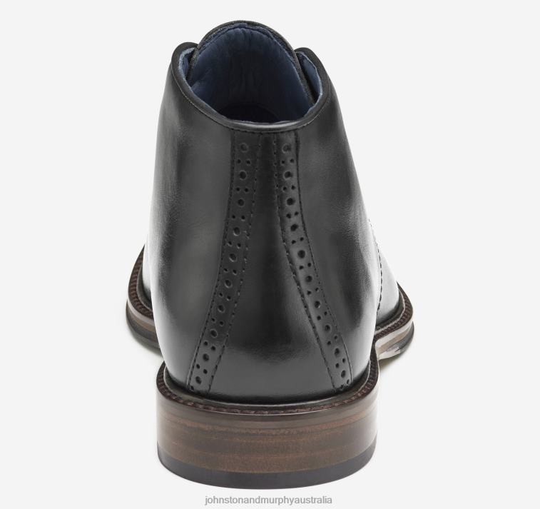 Shoes Black Full Grain XB6RX268 Johnston & Murphy Men XC Flex Raleigh Chukka - Image 3