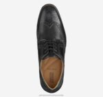 Shoes Black Full Grain XB6RX281 Johnston & Murphy Men Lewis Embossed Wingtip - Image 2