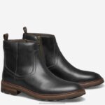 Shoes Black Full Grain XB6RX289 Johnston & Murphy Men Welch Zip Boot