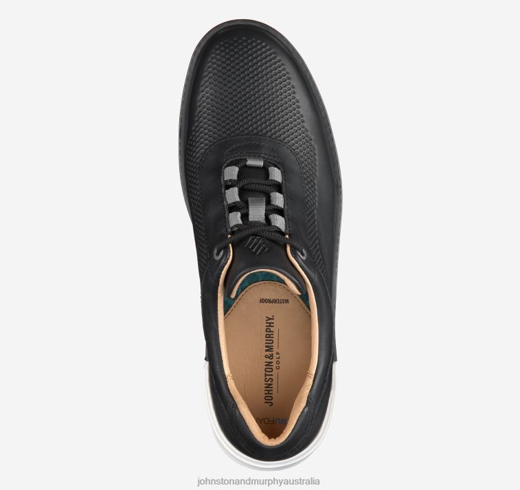 Shoes Black Full Grain XB6RX31 Johnston & Murphy Men McGuffey GL4 Hybrid U-Throat - Image 2