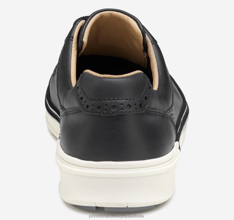 Shoes Black Full Grain XB6RX31 Johnston & Murphy Men McGuffey GL4 Hybrid U-Throat - Image 3