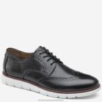 Shoes Black Full Grain XB6RX358 Johnston & Murphy Men Holden Wingtip