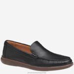 Shoes Black Full Grain XB6RX35 Johnston & Murphy Men Brannon Venetian