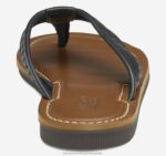 Shoes Black Full Grain XB6RX36 Johnston & Murphy Men Norris Laser-Weave Thong - Image 3