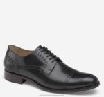 Shoes Black Full Grain XB6RX389 Johnston & Murphy Men Lewis Cap Toe
